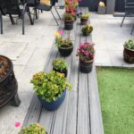 composite decking and paving slab