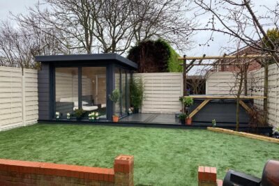 Kate garden house decking Summer house
